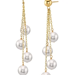 White Akoya Pearl Luciane Earrings