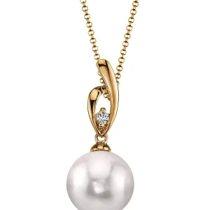 Akoya Pearl & Diamond Lois Pendant