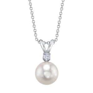 Akoya Pearl & Diamond Classic Pendant