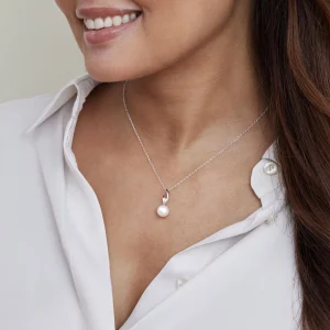 Akoya Pearl & Diamond Lois Pendant