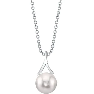 14K Gold Japanese Akoya Pearl Lindsey Pendant