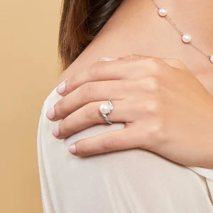 14K Gold Freshwater Pearl Felice Ring