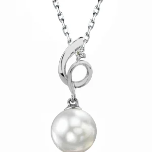 14K Gold South Sea Pearl & Diamond Symphony Pendant
