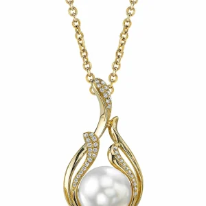 South Sea Pearl & Diamond Layla Pendant