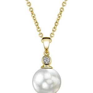 South Sea Pearl & Diamond Michelle Pendant