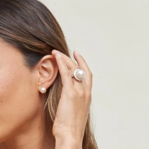South Sea Pearl & Diamond Bella Ring
