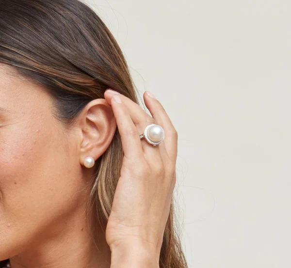South Sea Pearl & Diamond Bella Ring