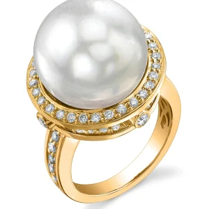 South Sea Pearl & Diamond Bella Ring