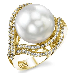 South Sea Pearl & Diamond Clara Ring