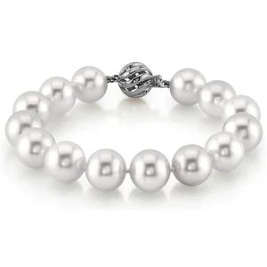 11-12mm White South Sea Pearl Bracelet - AAAA Quality
