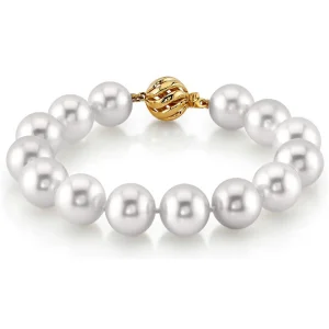11-12mm White South Sea Pearl Bracelet - AAAA Quality