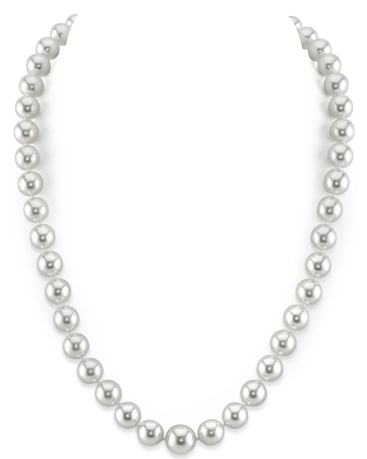 8-10mm White South Sea Pearl Necklace - GIA Certified