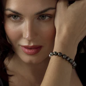 7-8mm Tahitian South Sea Pearl Drop Shape Bracelet
