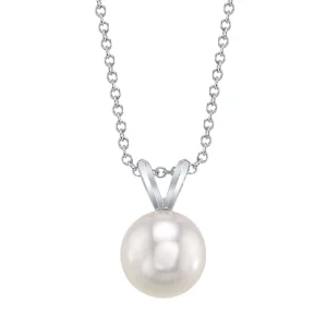 14K Gold Akoya Pearl Classic Pendant