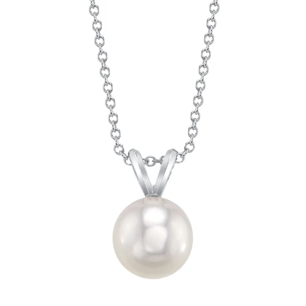 14K Gold Akoya Pearl Classic Pendant