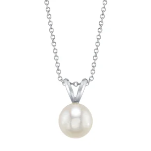 14K Gold Freshwater Pearl Classic Pendant
