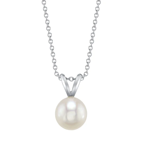 14K Gold Freshwater Pearl Classic Pendant