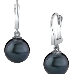 Black Freshwater Pearl Classic Elegance Earrings