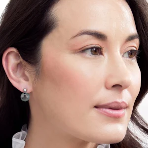 Tahitian South Sea Pearl & Diamond Dakota Earrings