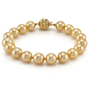 8-9mm Golden South Sea Pearl Bracelet