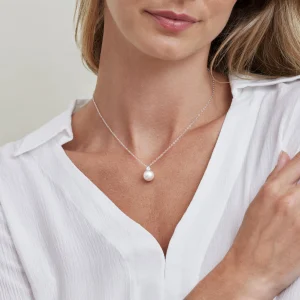 White South Sea Pearl & Diamond Ellie Pendant