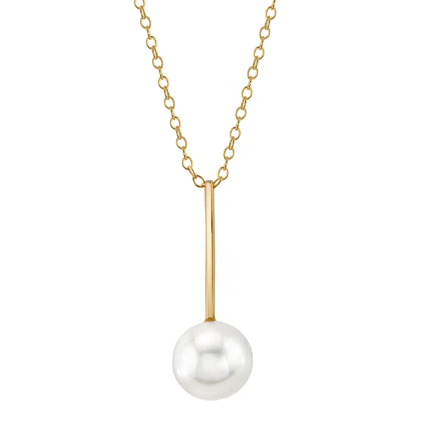 14K Gold Freshwater Pearl Emmanuelle Pendant