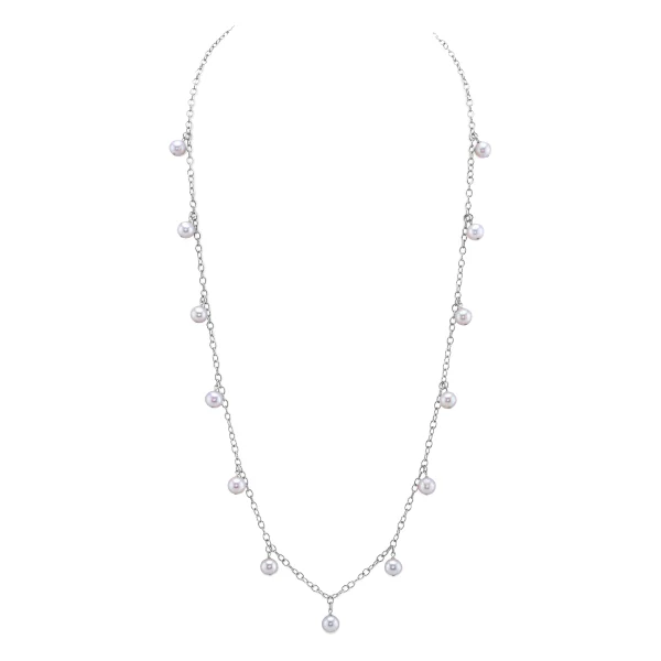 White Freshwater Pearl Isabella Necklace