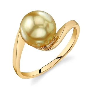 14K Gold Golden South Sea Pearl Felice Ring
