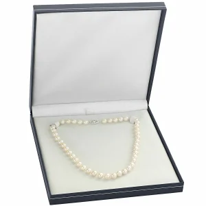 6.5-7.0mm White Freshwater Pearl Double Strand Necklace