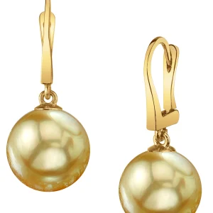 Golden Pearl Classic Elegance Earrings