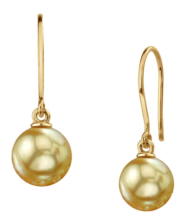 Golden South Sea Pearl Linda Earrings