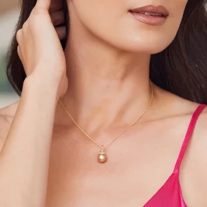 Golden South Sea Devon Pendant