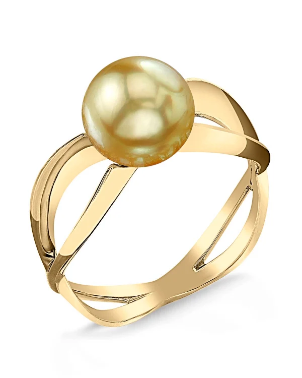 Golden South Sea Pearl Lana Ring