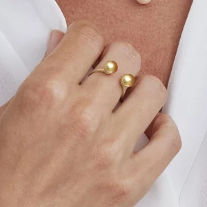 Golden South Sea Pearl Harper Ring