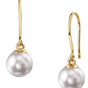 White Akoya Pearl Linda Earrings