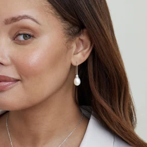 Freshwater Drop Pearl Denise Earrings