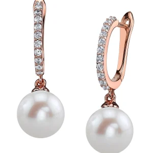 Freshwater Pearl Rose Gold Plated Zara Earrings