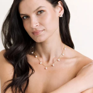 White Freshwater Pearl Isabella Necklace