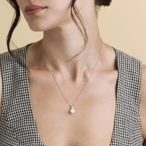 Akoya Pearl & Diamond Classic Pendant