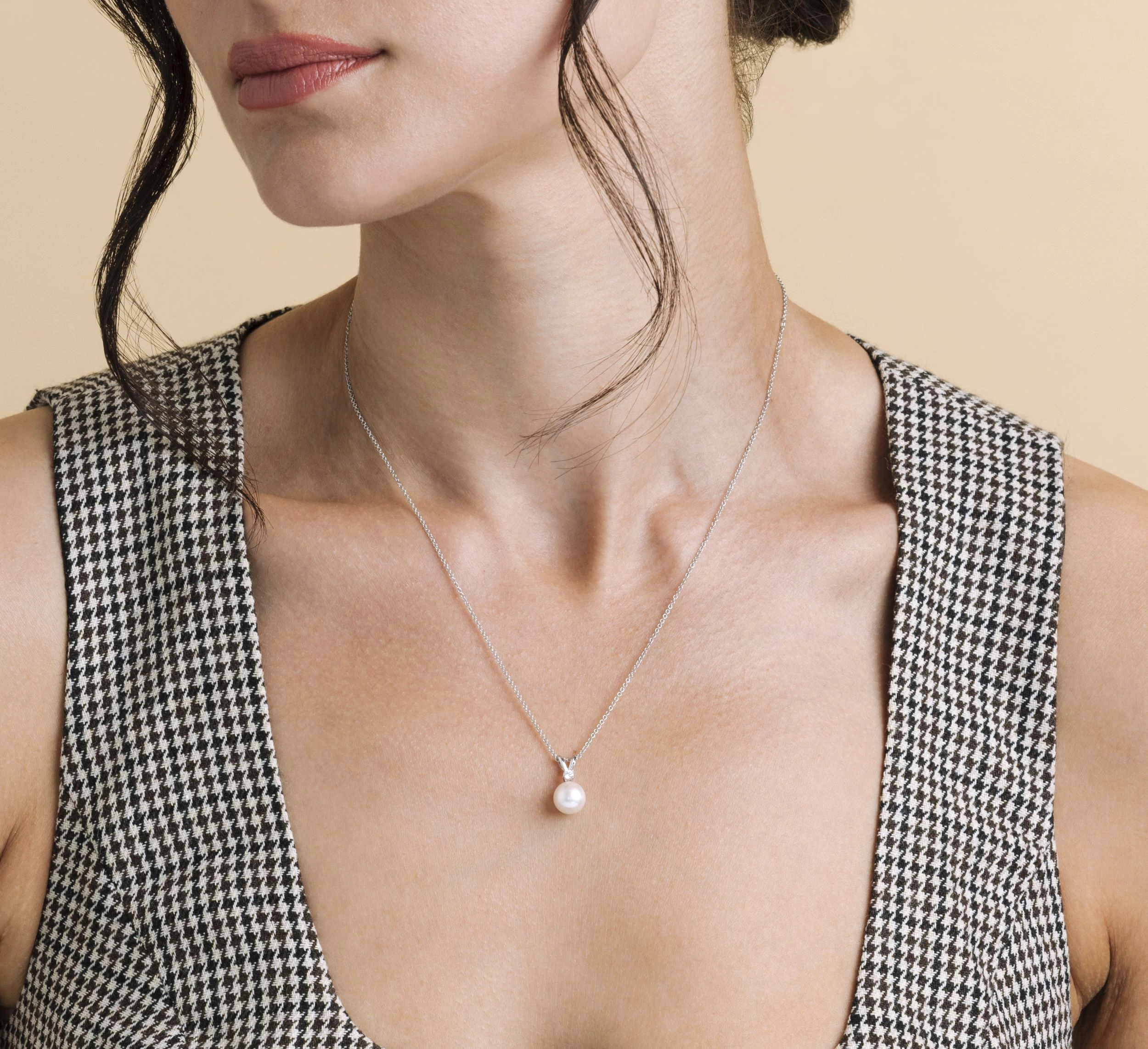Akoya Pearl & Diamond Classic Pendant