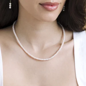 4.5-5.0mm White Freshwater Pearl Logan Necklace
