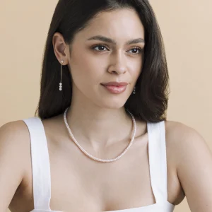 4.5-5.0mm White Freshwater Pearl Logan Necklace