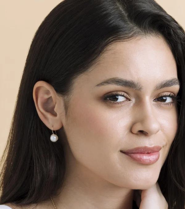 White South Sea Pearl Harriett Earrings