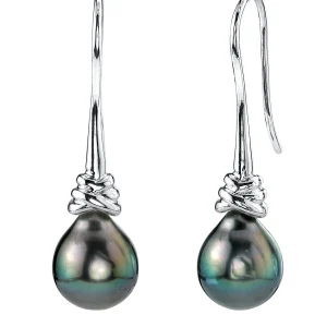 Tahitian South Sea Drop Pearl Denise Earrings