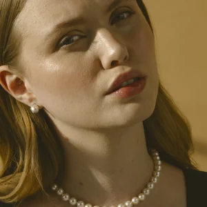 8.0-8.5mm Japanese Akoya White Pearl Necklace - AAA Quality