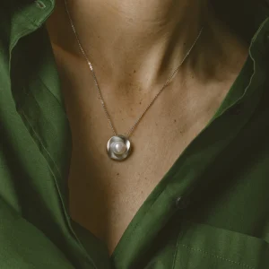 White Freshwater Pearl Tina Pendant