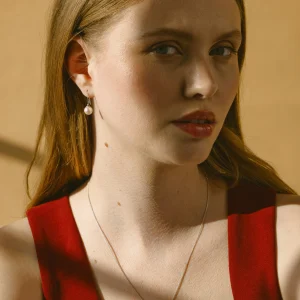 White South Sea Pearl Cindy Earrings
