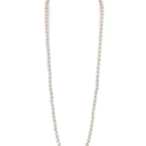 8.0-8.5mm Diana Quad 68" Length Freshwater Pearl Necklace