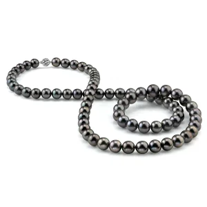Opera Length 8-9mm Tahitian South Sea Pearl Necklace - AAAA Quality