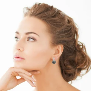 Tahitian South Sea Pearl Sherry Earrings
